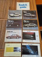Saab instructieboekjes brochures en persmappen, Auto diversen, Handleidingen en Instructieboekjes, Ophalen of Verzenden
