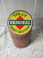 Tolly Bitter verlicht bier tap front, Ophalen of Verzenden, Gebruikt, Reclamebord, Plaat of Schild, Overige merken