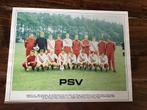 Voetbal poster PSV 1970-1971, Ophalen of Verzenden, Zo goed als nieuw, Poster, Plaatje of Sticker