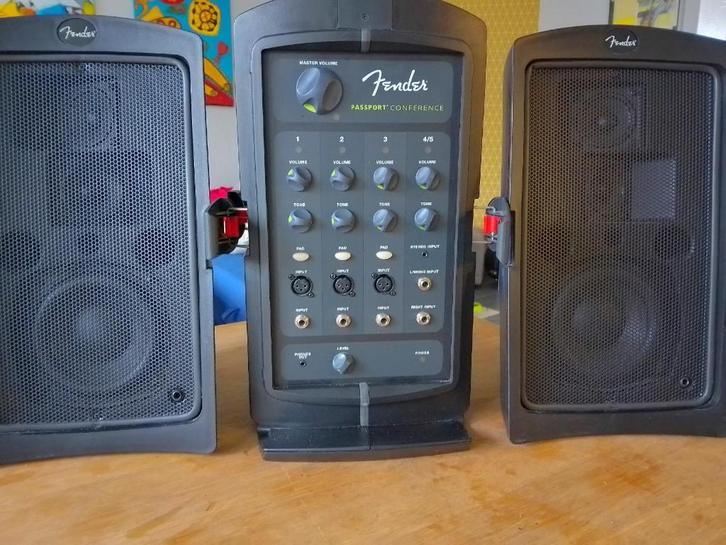 Fender Passport zangsetje, Muziek en Instrumenten, Versterkers | Keyboard, Monitor en PA, Gebruikt, P.A., Minder dan 500 watt