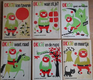 Setje vintage Okkie Pepernoot boeken beschikbaar voor biedingen