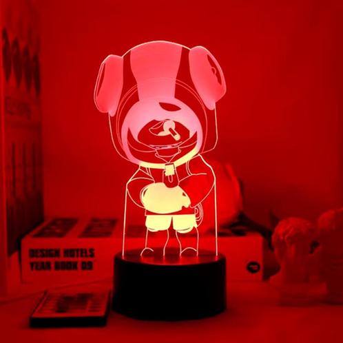 Brawl Stars - Nachtlamp - Tafellamp - 7 kleuren - LED, Kinderen en Baby's, Kinderspulletjes, Nieuw, Verzenden