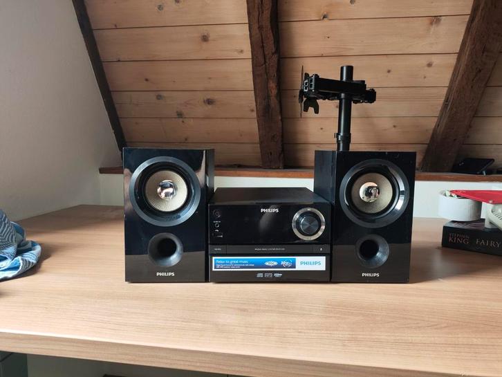 Philips MCM1350/12 Music System – Bluetooth, USB & CD, Audio, Tv en Foto, Stereo-sets, Zo goed als nieuw, Cd-speler, Speakers