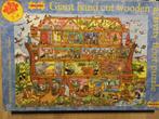 2 Ark van Noach  retro kinderpuzzels, Gebruikt, 10 tot 50 stukjes, Ophalen of Verzenden, Van hout