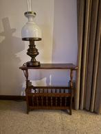 Eikenhouten tijdschriftenmeubel, Gebruikt, 50 tot 75 cm, Eikenhout, Minder dan 50 cm