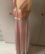 Lange feestelijke roze jurk maat L, Kleding | Dames, Gelegenheidskleding, Maat 38/40 (M), Galajurk, Ophalen of Verzenden, Zo goed als nieuw
