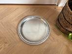 Zilveren bord 22,5cm, Ophalen of Verzenden, Gebruikt, Rond, Overige materialen