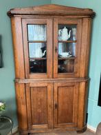 Antieke Eiken Hoekkast - 2 Delen. Vaste prijs €500, Ophalen, Gebruikt, Eikenhout, 50 tot 100 cm