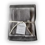 Biologisch Katoen Keuken Giftset Grijs, vaatdoek, theedoek, Huis en Inrichting, Keuken | Textiel, Nieuw, Fruens BÃge AllÃ© 37