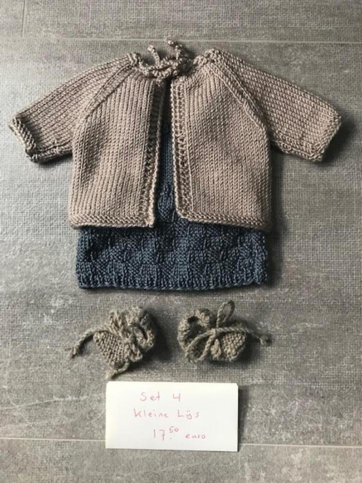 setje 4 poppen kleertjes voor klein lijs popje, Kinderen en Baby's, Speelgoed | Poppen, Nieuw, Overige typen, Ophalen of Verzenden