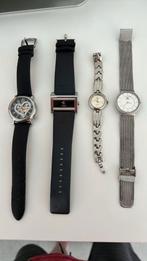 Mexx, Gucci en 2 andere horloges., Sieraden, Tassen en Uiterlijk, Horloges | Dames, Overige merken, Staal, Ophalen of Verzenden
