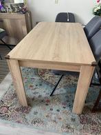Eettafel hout, Huis en Inrichting, Tafels | Eettafels, 100 tot 150 cm, 200 cm of meer, Ophalen of Verzenden, Zo goed als nieuw