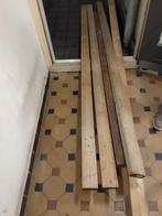 Houten Planken - balken Gebruikt met tor schroeven er nog in, Ophalen, Gebruikt, Planken, Hardhout
