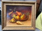 Schilderij fruitschaal met peren,, Ophalen