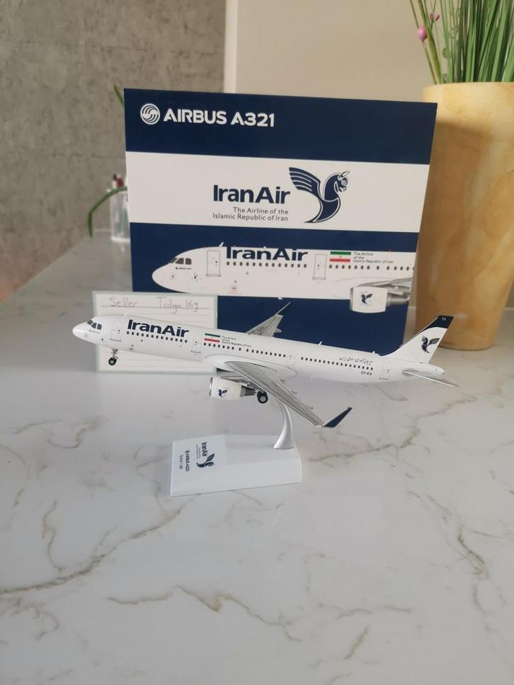 Iran Air A321-200 JC Wings 1:200 LH2246 Reg. EP-IFA, Hobby en Vrije tijd, Modelbouw | Vliegtuigen en Helikopters, Nieuw, Vliegtuig
