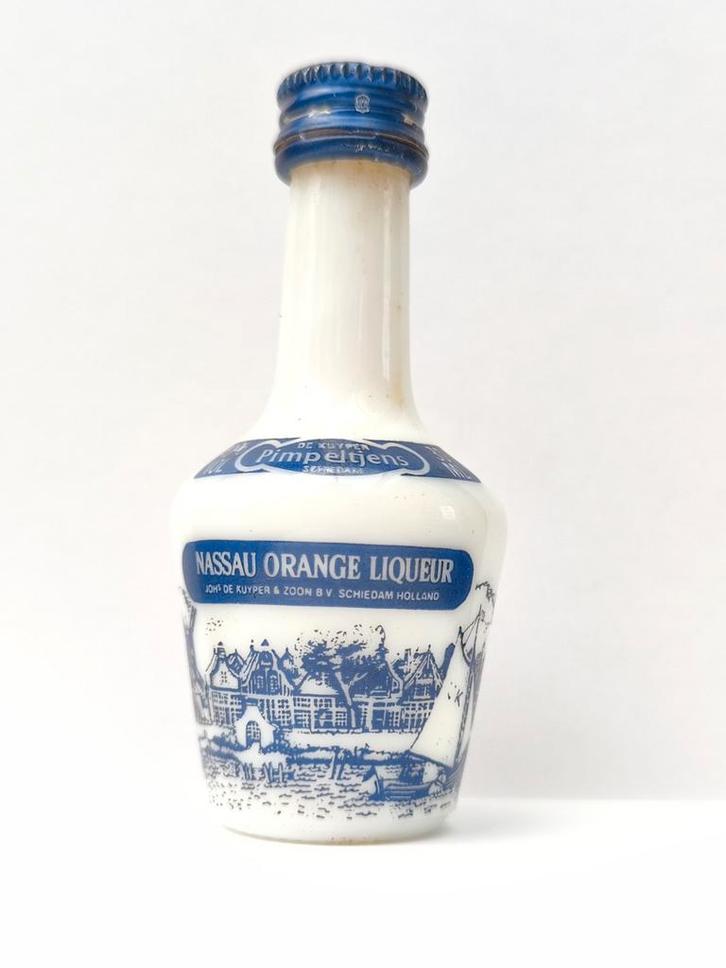 De Kuyper Nassau Orange Liqueur – Delfts Blauw jaren '70, Antiek en Kunst, Antiek | Porselein, Ophalen