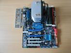 Moederbord met i7 Cpu, 8gb ddr3 geheugen, Cpu koeler, Ophalen, Gebruikt, LGA 1366, DDR3