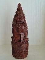 Balinese tempel met Barong/ houtsnijwerk/ jaren '50, Antiek en Kunst, Kunst | Beelden en Houtsnijwerken, Ophalen of Verzenden