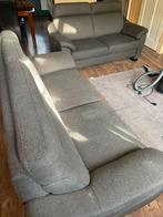 Grijs bankstel 2 en 2,5 zits, Ophalen, 250 tot 300 cm, Gebruikt, Hoekbank