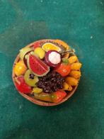 fruitmand miniatuur aardewerk riet, Ophalen of Verzenden, 'T Olde Gre-j, Info@toldegrej.nl, Endepoelstraat 20f Didam