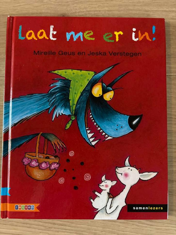 Mireille Geus - laat me er in! Samenlezers, Boeken, Kinderboeken | Jeugd | onder 10 jaar, Zo goed als nieuw, Fictie algemeen, Ophalen of Verzenden