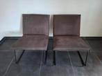 Stoel James microleder, Ophalen, Gebruikt, Grijs, Twee