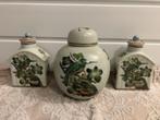 Oosters kaststel - Gemberpot en flacons - Celadon, Antiek en Kunst, Antiek | Porselein, Verzenden