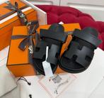 Hermes oran Chypre Sandalen Maat 38 - Nieuw, Kleding | Dames, Schoenen, Ophalen of Verzenden, Nieuw, Zwart, Slippers