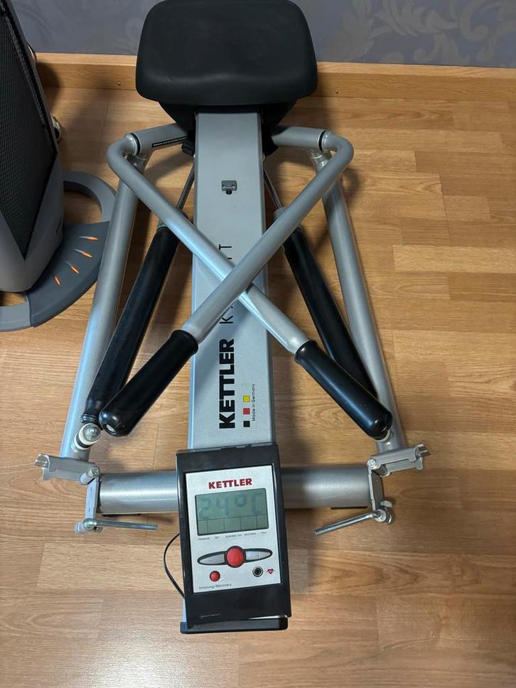 Kettler Roeiapparaat - Fitness voor thuis!, Sport en Fitness, Fitnessapparatuur, Gebruikt, Roeitrainer, Armen, Metaal, Ophalen of Verzenden