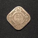 5 cent 1913, Postzegels en Munten, Munten | Nederland, Verzenden, Koningin Wilhelmina, 5 cent, Losse munt