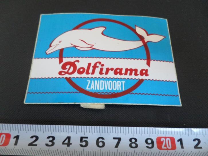 sticker Zandvoort Dolfirama  dolfijn flipper, Verzamelen, Stickers, Zo goed als nieuw, Bedrijf of Vereniging, Ophalen