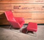 Design fauteuil Label Don met bijbehorend voetenbankje, Ophalen, Zo goed als nieuw, Design