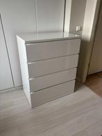 IKEA MALM ladekast wit – 4 lades (80x100 cm), Huis en Inrichting, Kasten | Ladekasten, Ophalen, 100 tot 150 cm, 50 tot 100 cm