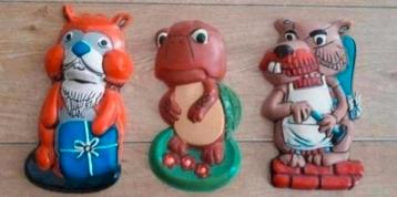 Drie Fabeltjeskrant Muurhangers 1968 beschikbaar voor biedingen