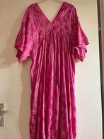 Fijne luchtige (Strand)jurk met print one size, Kleding | Dames, Maat 42/44 (L), Nieuw, Ophalen of Verzenden, Roze