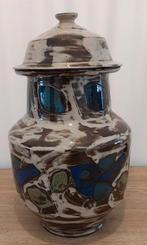 Keramische geglazuurde pot met deksel van Henk Potters, Antiek en Kunst, Ophalen of Verzenden