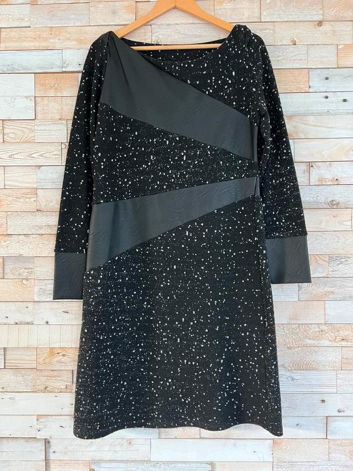 Elsewhere jurk zwart met spikkels, maat L/40, Kleding | Dames, Jurken, Nieuw, Maat 38/40 (M), Zwart, Knielengte, Ophalen of Verzenden