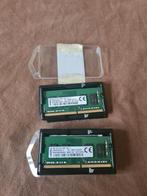 Kingston Ram Geheugen | Laptop - 2x 4GB, Computers en Software, RAM geheugen, Ophalen of Verzenden, Zo goed als nieuw, Laptop