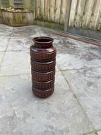 Vintage Vaas - Bruin Keramiek, Huis en Inrichting, Woonaccessoires | Vazen, Ophalen, Gebruikt, Overige kleuren, 50 tot 75 cm