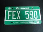 Kentekenplaat licenseplate Vermont 1 USA, Auto's, Gebruikt, Ophalen of Verzenden