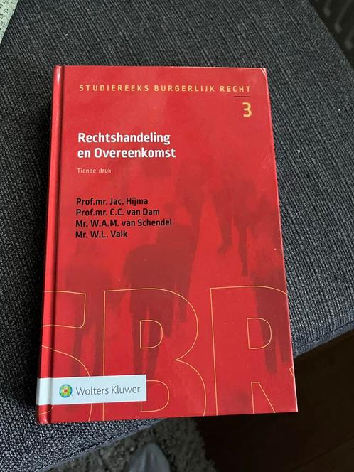 Studieboek Rechtshandeling en Overeenkomst - 10e druk, Boeken, Studieboeken en Cursussen, Zo goed als nieuw, HBO, Gamma, Ophalen of Verzenden