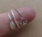 zilveren ringen set STE-BEE 925 [939], Verzenden, Nieuw, Kleiner dan 17, Dame