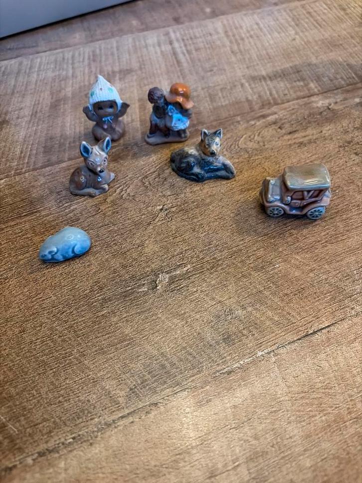 Vintage Miniatuur Figuurtjes Set, Antiek en Kunst, Antiek | Keramiek en Aardewerk, Ophalen of Verzenden