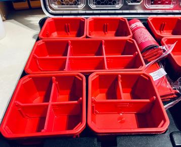 Vakverdelers voor Milwaukee PackOut Slim Organiser bins beschikbaar voor biedingen