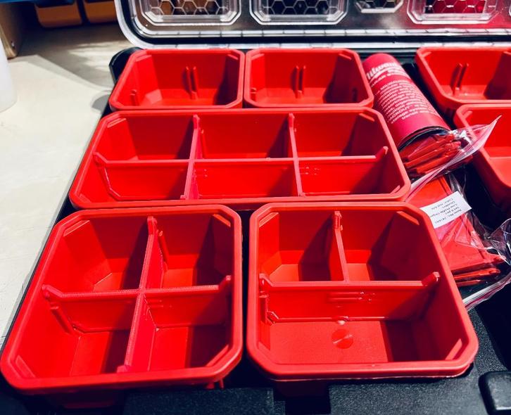 Vakverdelers voor Milwaukee PackOut Slim Organiser bins, Doe-het-zelf en Verbouw, Gereedschapskisten, Nieuw, Ophalen of Verzenden