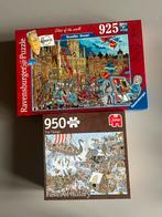 2 puzzels, Hobby en Vrije tijd, 500 t/m 1500 stukjes, Legpuzzel, Zo goed als nieuw, Ophalen