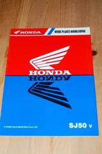 Honda Bali SJ50v werkplaatshandboek, Ophalen of Verzenden, Zo goed als nieuw