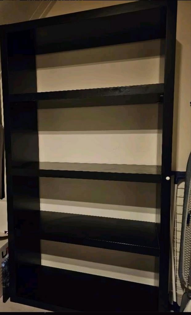 Lack boekennkast zwart, Huis en Inrichting, Kasten | Boekenkasten, Ophalen, 25 tot 50 cm