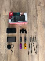 Nintendo Switch (2017 model) met 4 Joy-Cons - met doos, Spelcomputers en Games, Spelcomputers | Nintendo Switch, Ophalen of Verzenden