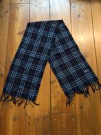 Originele Burberry sjaal in donkerblauw 145cm bij 30cm, Verzenden, Overige maten, Zo goed als nieuw, Sjaal